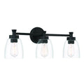 Craftmade Henning 3 Light Vanity In Flat Black