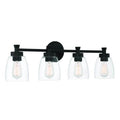 Craftmade Henning 4 Light Vanity In Flat Black