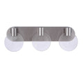 Craftmade Glisten 3 Light Led Vanity In Brushed Polished Nickel