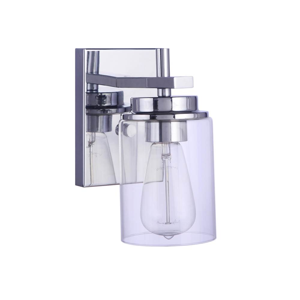 Craftmade Reeves 1 Light Wall Sconce In Chrome