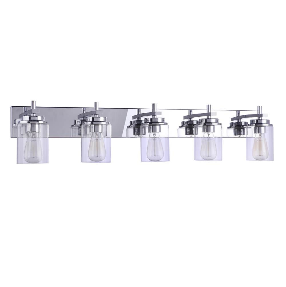 Craftmade Reeves 5 Light Vanity In Chrome