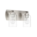 Craftmade Hendrix 2 Light Vanity In Brushed Polished Nickel