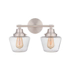Craftmade 19518BNK2 Brushed Polished Nickel Essex 2 Light Vanity In Brushed Polished Nickel Image 1