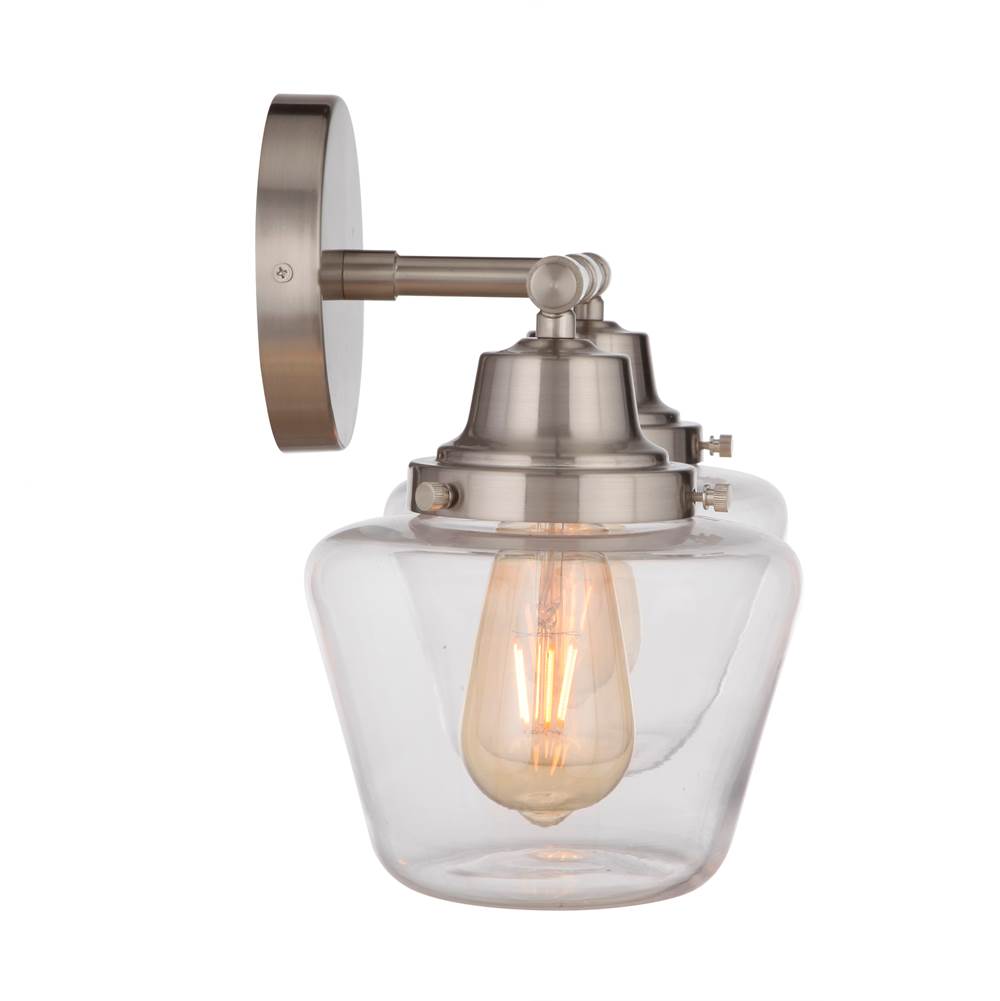 Craftmade 19518BNK2 Brushed Polished Nickel Essex 2 Light Vanity In Brushed Polished Nickel Image 5
