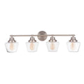 Craftmade 19538BNK4 Brushed Polished Nickel Essex 4 Light Vanity In Brushed Polished Nickel Image 1