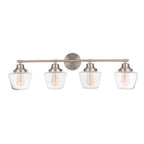 Craftmade 19538BNK4 Brushed Polished Nickel Essex 4 Light Vanity In Brushed Polished Nickel Image 1