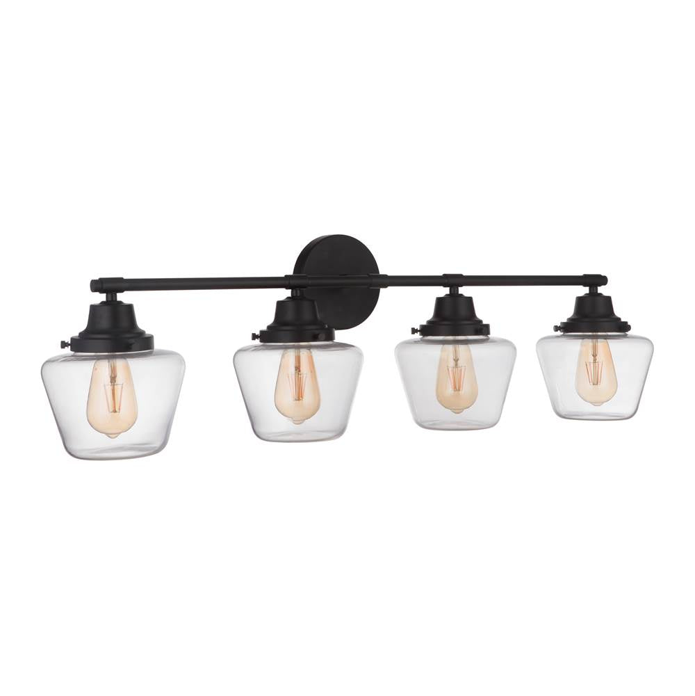 Craftmade Essex 4 Light Vanity In Brushed Polished Nickel