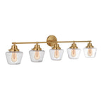 Craftmade Essex 5 Light Vanity In Brushed Polished Nickel