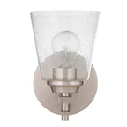Craftmade Drake 1 Light Wall Sconce In Brushed Polished Nickel