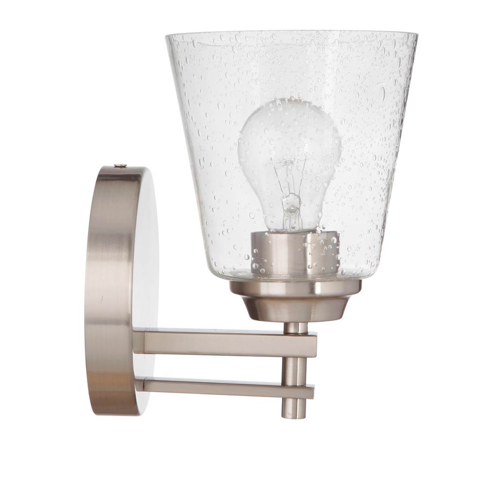 Craftmade 19606BNK1 Brushed Polished Nickel Drake 1 Light Wall Sconce In Brushed Polished Nickel Image 6
