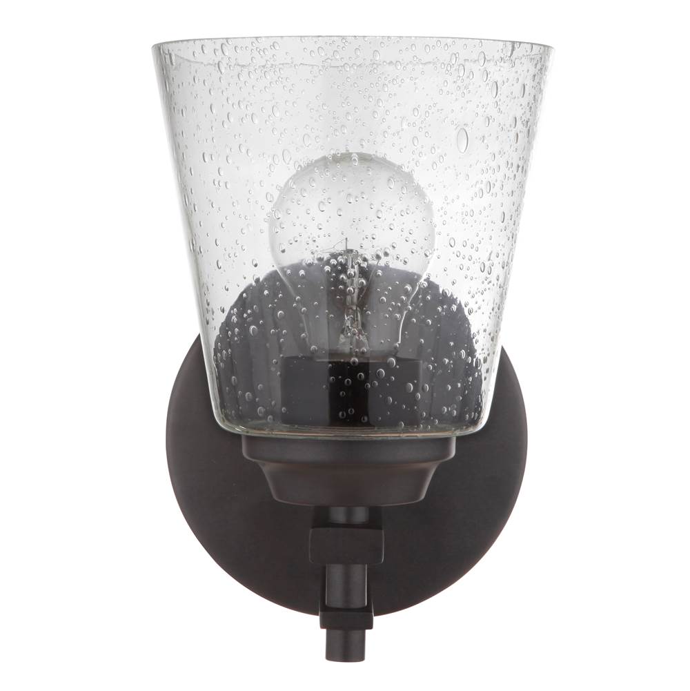 Craftmade Drake 1 Light Wall Sconce In Brushed Polished Nickel