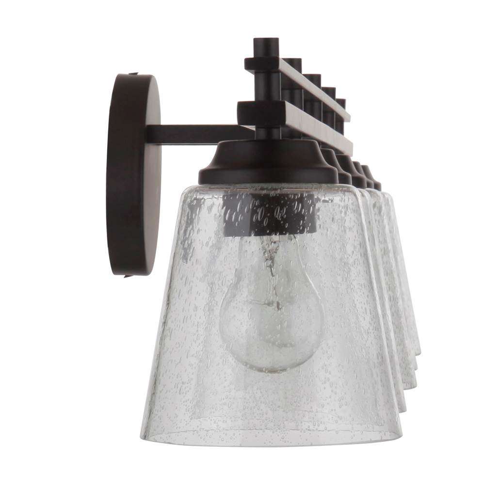 Craftmade 19642FB5 Flat Black Drake 5 Light Vanity In Flat Black Image 8