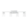Craftmade Clark 4 Light Vanity In Chrome