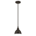 Craftmade Timarron 1 Light Mini Pendant In Aged Bronze Brushed