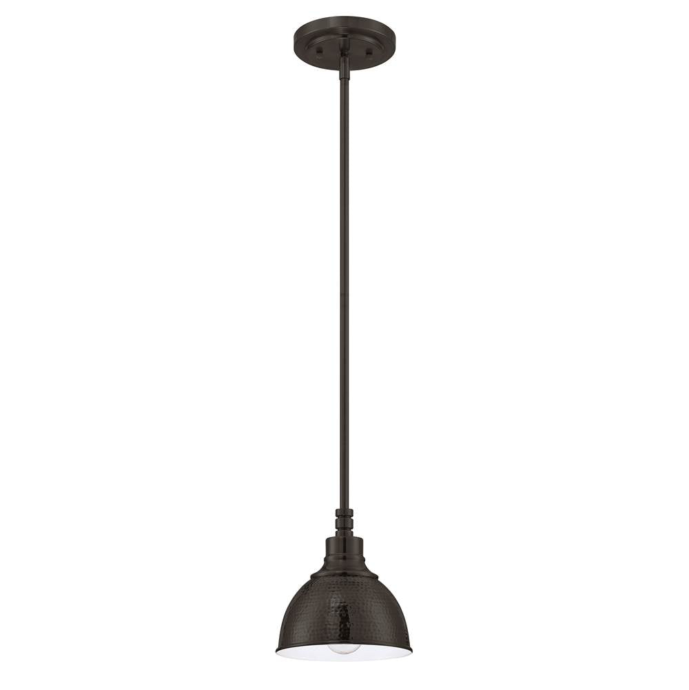 Craftmade Timarron 1 Light Mini Pendant In Aged Bronze Brushed