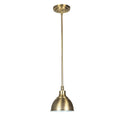 Craftmade Timarron 1 Light Mini Pendant In Legacy Brass