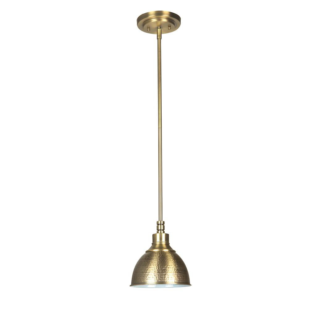 Craftmade Timarron 1 Light Mini Pendant In Legacy Brass