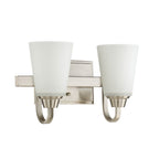 Craftmade 41902-BNK Brushed Polished Nickel Grace 2 Light Vanity In Brushed Polished Nickel Image 1