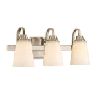 Craftmade Grace 3 Light Vanity In Brushed Polished Nickel