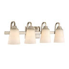 Craftmade Grace 4 Light Vanity In Brushed Polished Nickel
