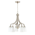 Craftmade 41915-BNK Brushed Polished Nickel Grace 5 Light Down Chandelier In Brushed Polished Nickel Image 1