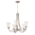 Craftmade 41925-BNK-CS Brushed Polished Nickel Grace 5 Light Chandelier In Brushed Polished Nickel (clear Seeded Glass) Image 1