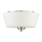 Craftmade 41982-BNK Brushed Polished Nickel Grace 2 Light Flushmount In Brushed Polished Nickel Image 1