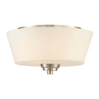 Craftmade Grace 2 Light Flushmount In Brushed Polished Nickel