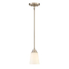 Craftmade Grace 1 Light Mini Pendant In Brushed Polished Nickel
