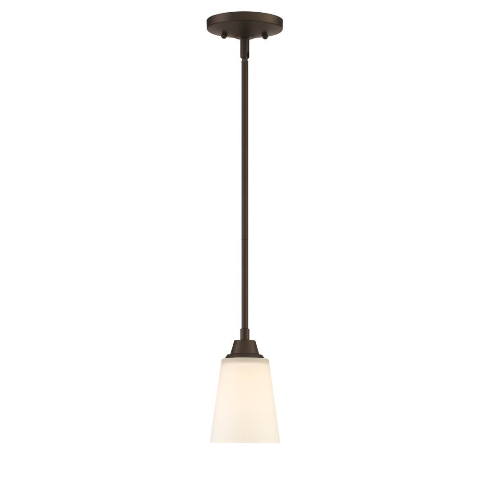 Craftmade Grace 1 Light Mini Pendant In Brushed Polished Nickel
