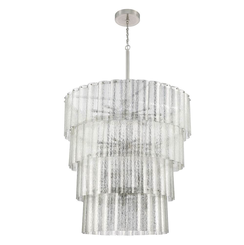 Craftmade Museo 28 Light Chandelier In Brushed Polished Nickel