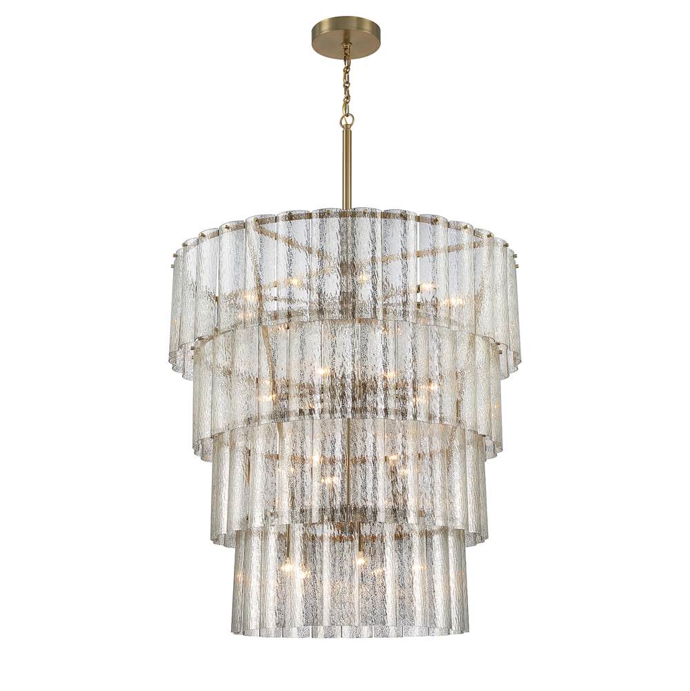 Craftmade Museo 28 Light Chandelier In Brushed Polished Nickel