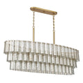 Craftmade Museo 7 Light Island In Brushed Polished Nickel