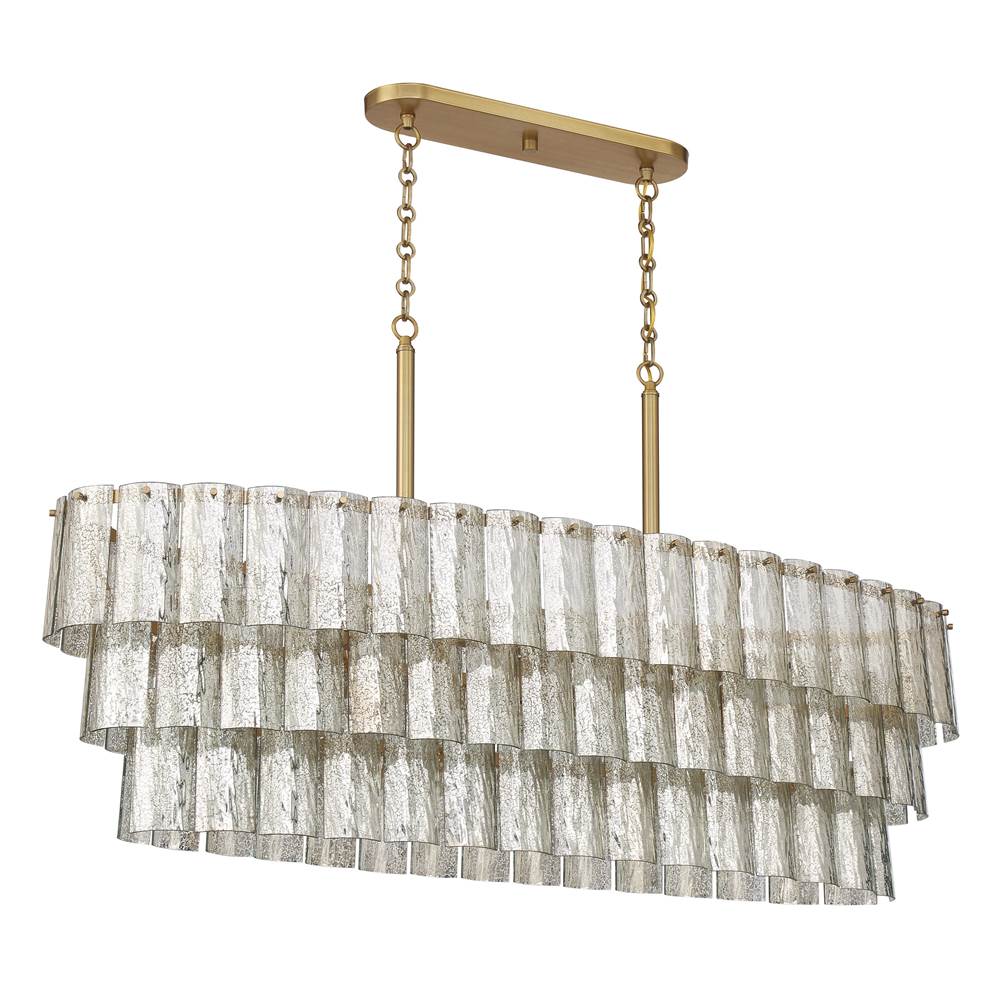Craftmade Museo 7 Light Island In Brushed Polished Nickel
