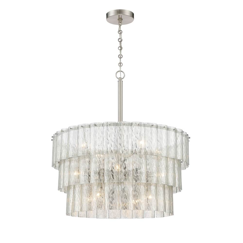 Craftmade Museo 12 Light Pendant In Brushed Polished Nickel