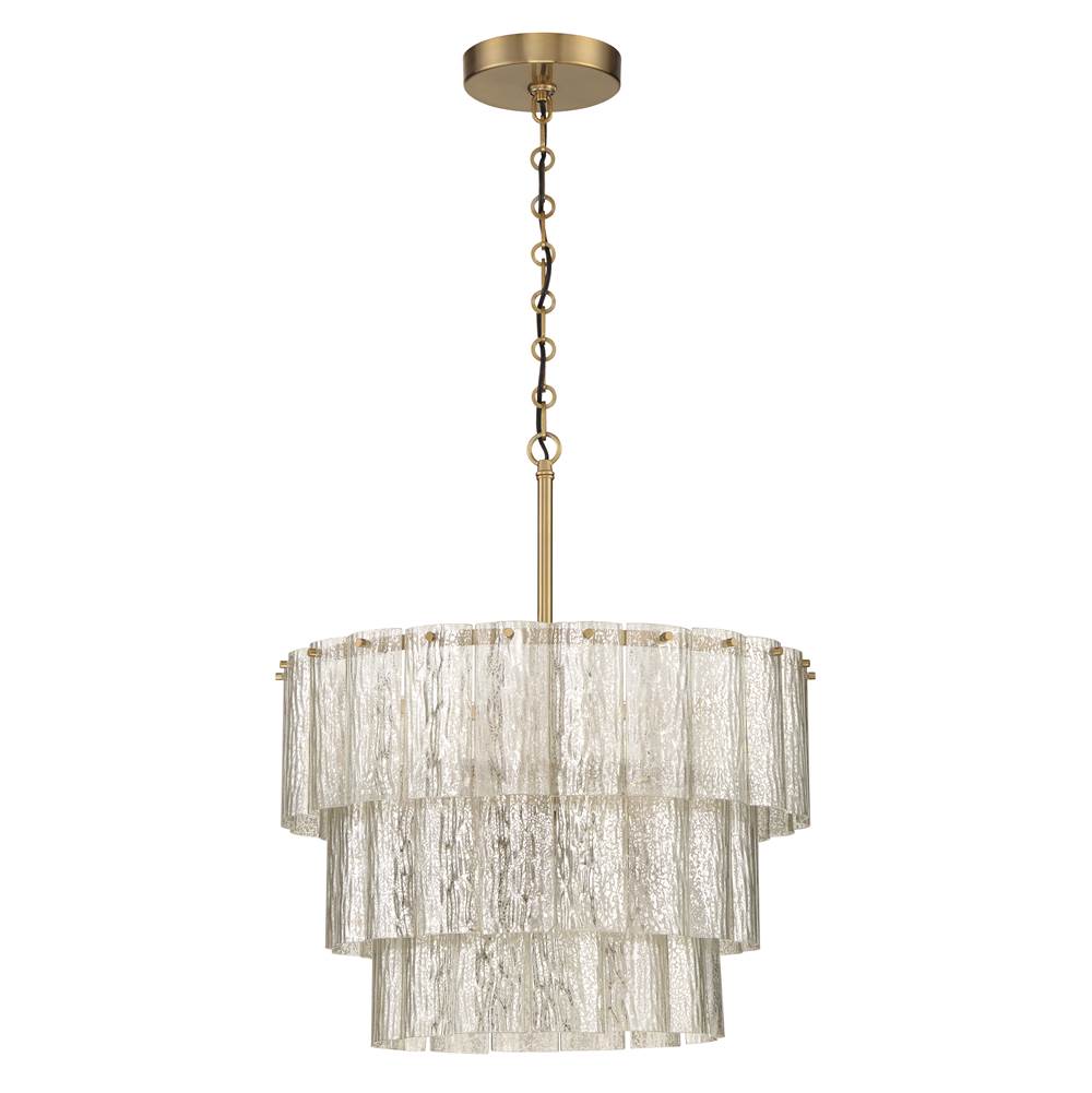 Craftmade 48690-SB Satin Brass Museo 12 Light Pendant In Satin Brass Image 1