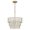 Craftmade 48690-SB Satin Brass Museo 12 Light Pendant In Satin Brass Image 1