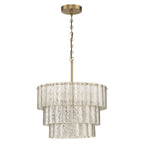 Craftmade 48690-SB Satin Brass Museo 12 Light Pendant In Satin Brass Image 1