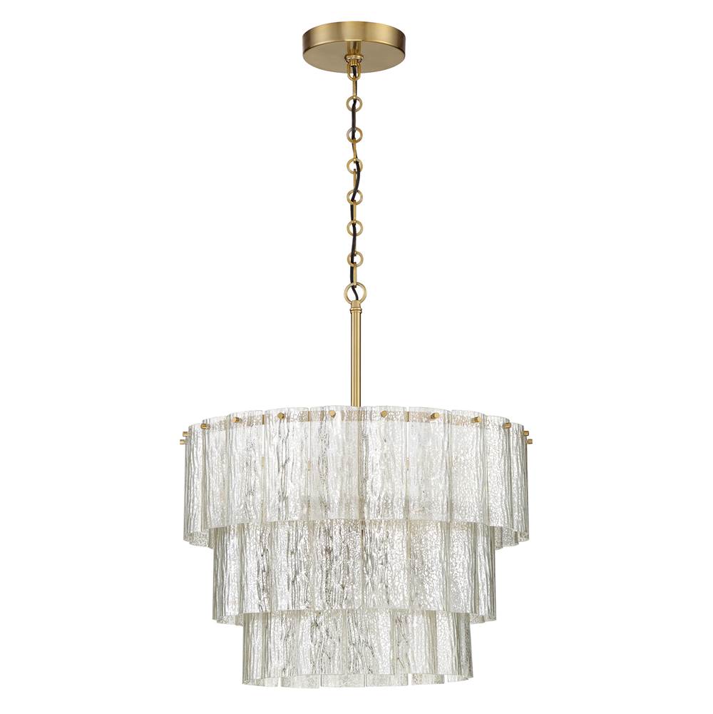 Craftmade 48690-SB Satin Brass Museo 12 Light Pendant In Satin Brass Image 2