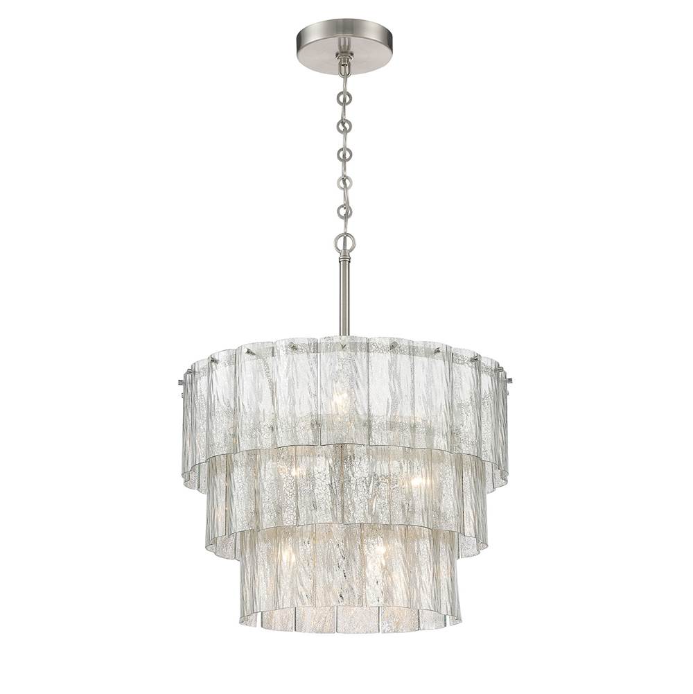 Craftmade Museo 9 Light Pendant In Brushed Polished Nickel