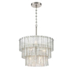 Craftmade Museo 9 Light Pendant In Brushed Polished Nickel