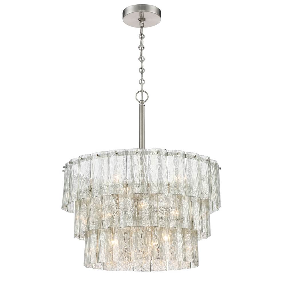 Craftmade Museo 9 Light Pendant In Brushed Polished Nickel