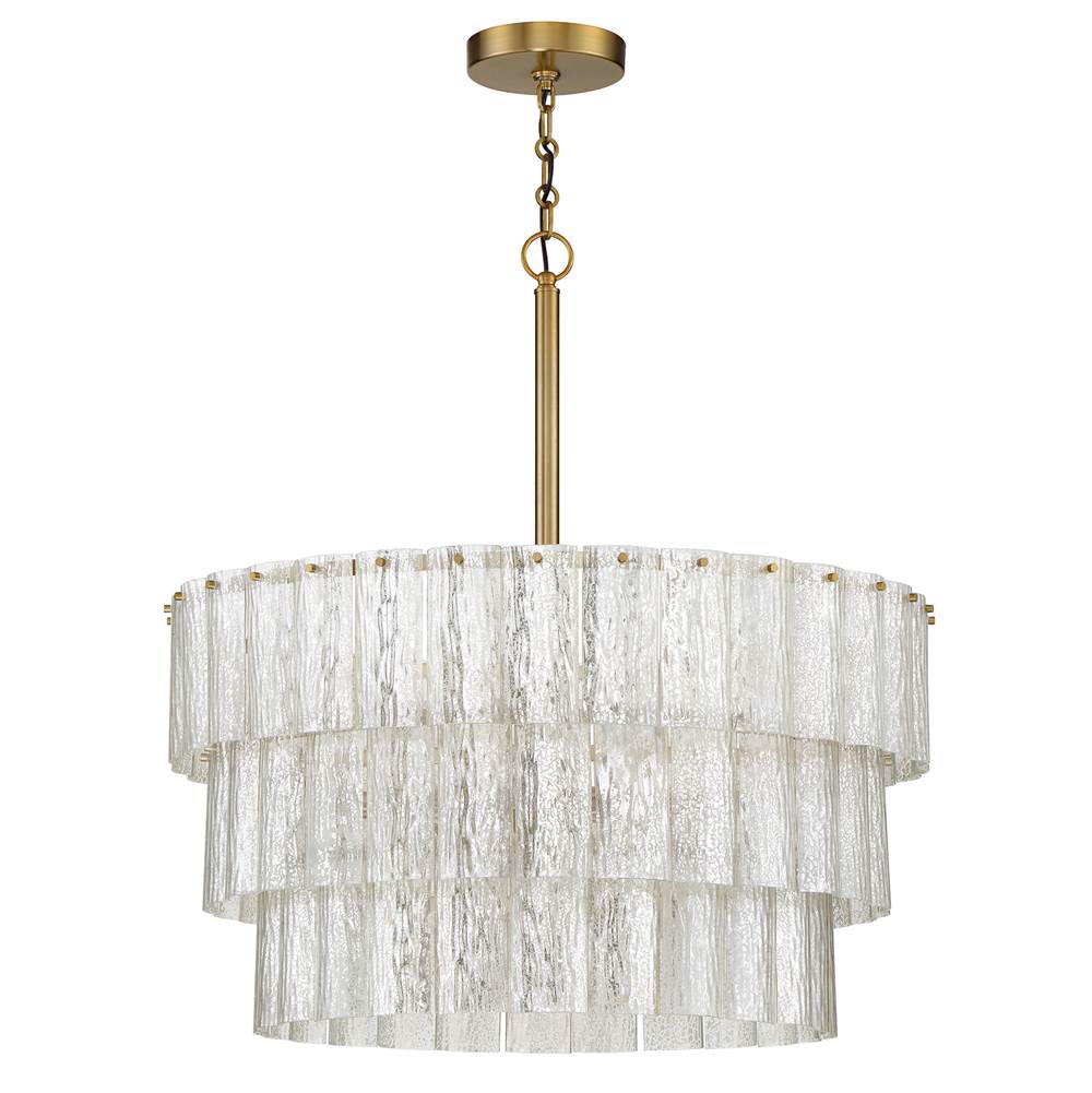 Craftmade Museo 9 Light Pendant In Brushed Polished Nickel
