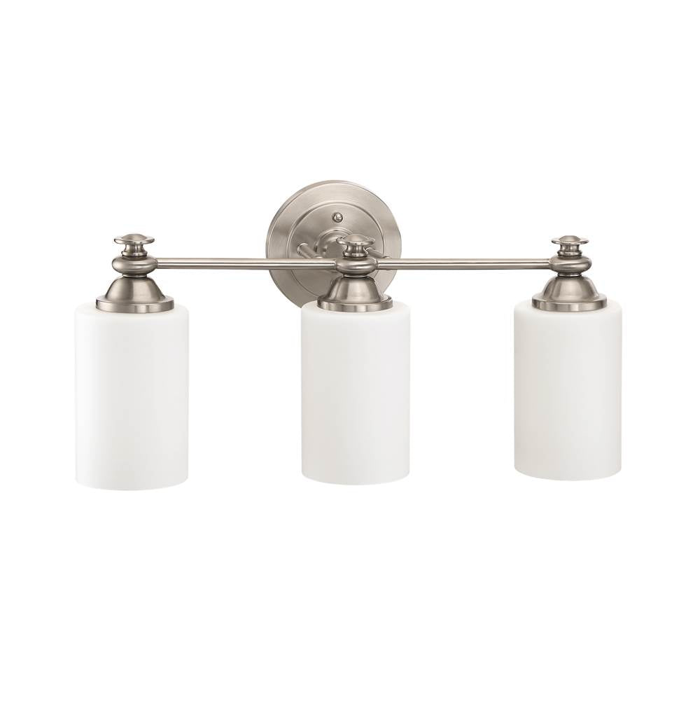 Craftmade 49803-BNK Brushed Polished Nickel Dardyn 3 Light Vanity In Brushed Polished Nickel Image 3