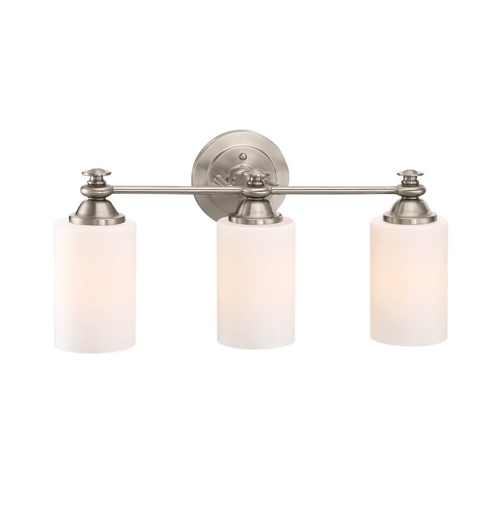 Craftmade 49803-BNK Brushed Polished Nickel Dardyn 3 Light Vanity In Brushed Polished Nickel Image 2