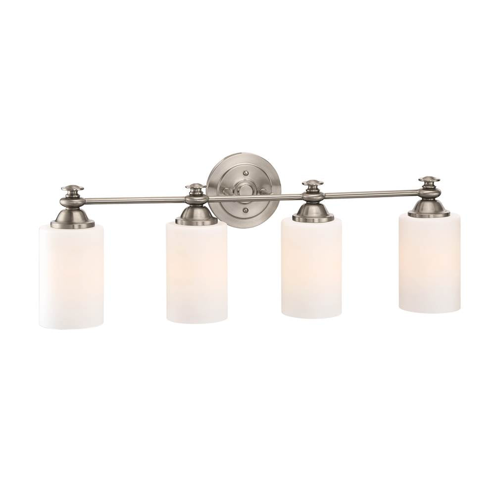 Craftmade 49804-BNK Brushed Polished Nickel Dardyn 4 Light Vanity In Brushed Polished Nickel Image 2