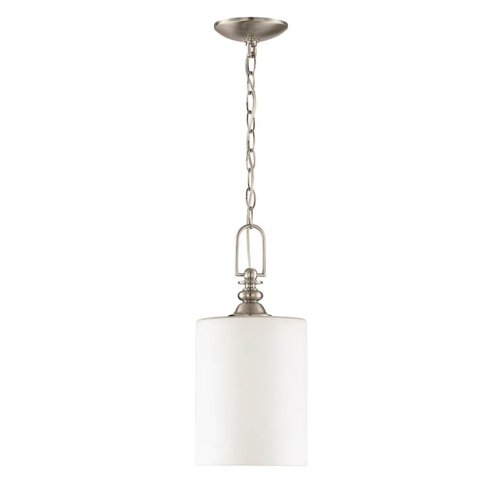 Craftmade Dardyn 1 Light Mini Pendant In Brushed Polished Nickel