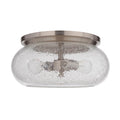 Craftmade Serene 2 Light Flushmount In Brushed Polished Nickel