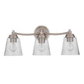 Craftmade 50203-BNK Brushed Polished Nickel Tyler 3 Light Vanity In Brushed Polished Nickel Image 1