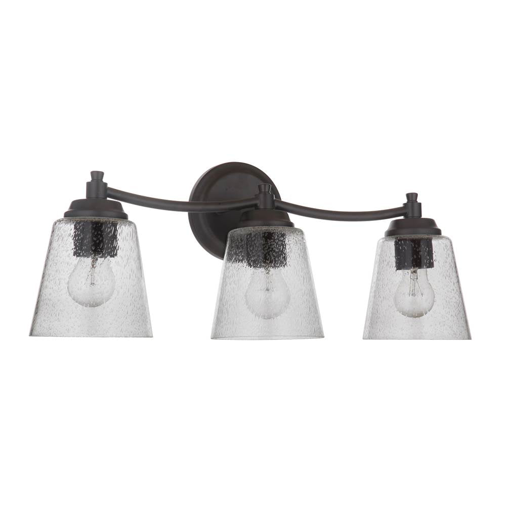 Craftmade Tyler 3 Light Vanity In Brushed Polished Nickel